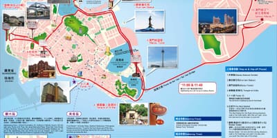 Карта на Макао забележителности