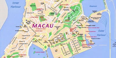 Макао картата