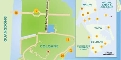 Макао taipa картата